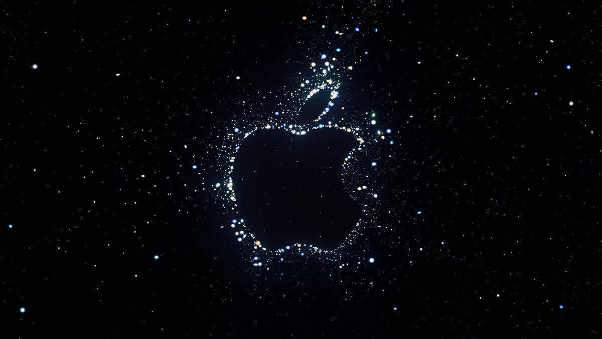 Apple greift nach den Sternen. Das ist die Einladungs-Grafik zum "Far out"-Event am 7. September.