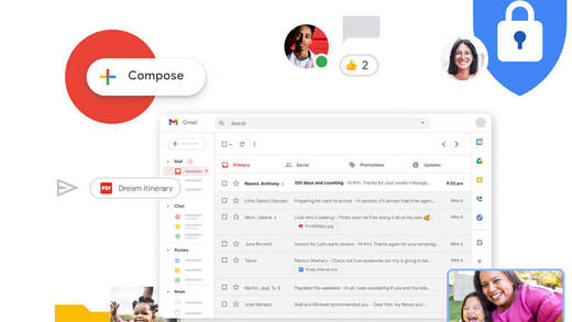 Gmail hat aktuell etwa 2 Milliarden Nutzer weltweit.