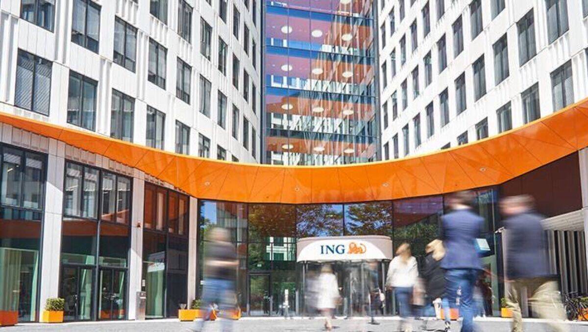Die Zentrale der ING in Frankfurt/Main.