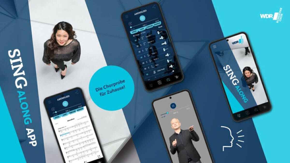  Haste Töne? Die WDR-App hilft beim Singen von Weihnachtsliedern.