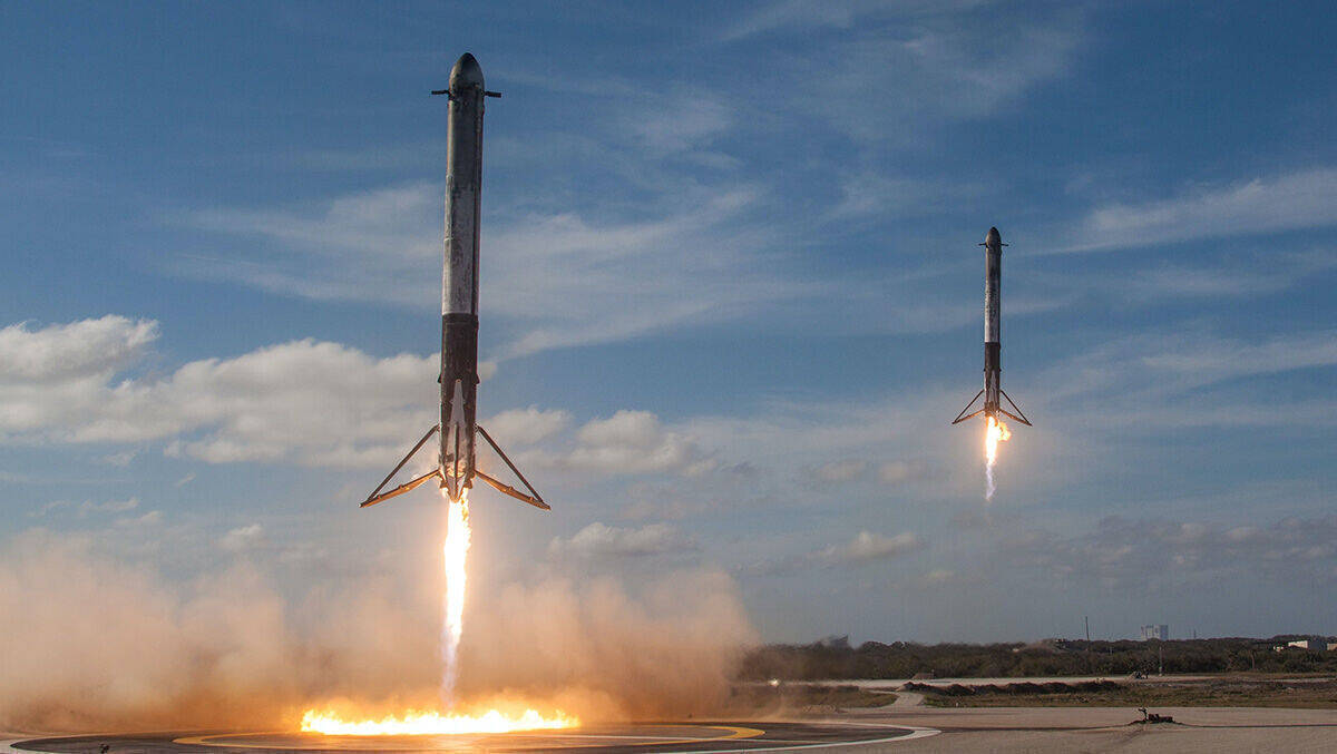 Landung einer Falcon-Rakete von SpaceX: Hat Elon Musk dafür überhaupt noch Zeit?