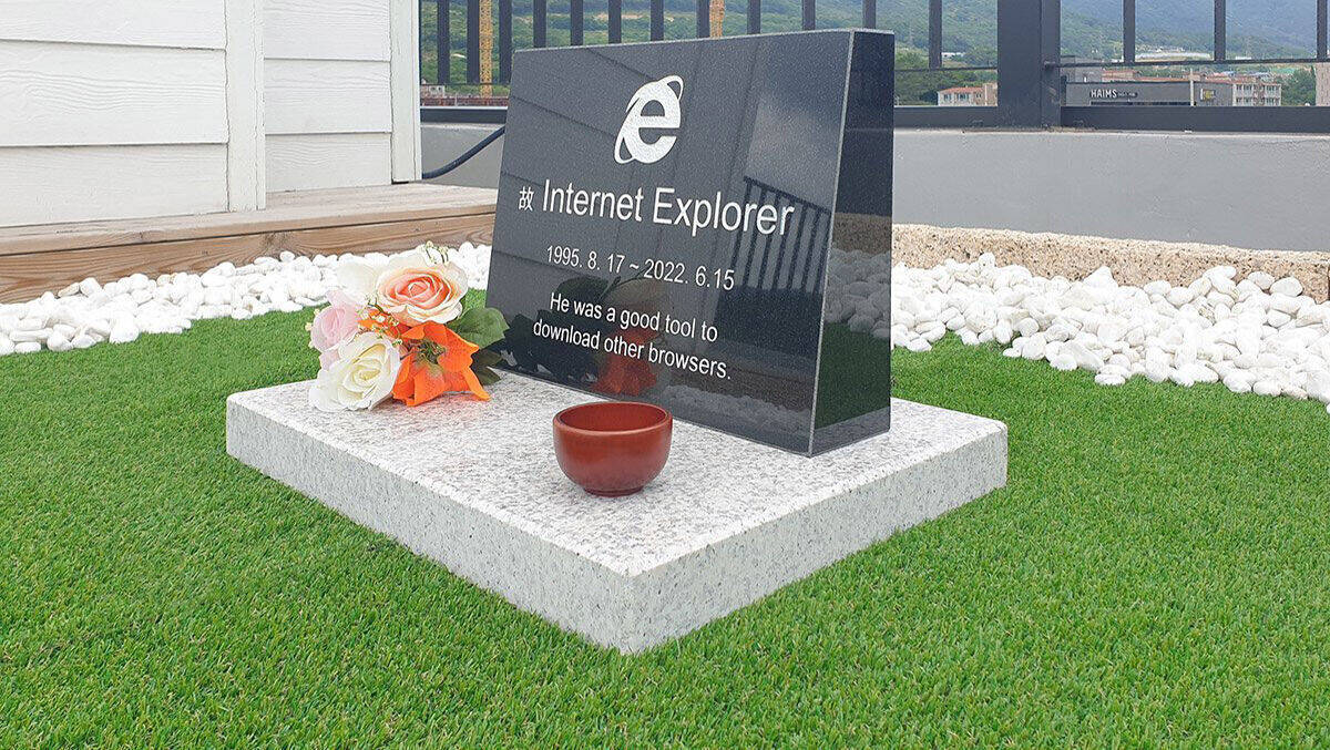 Der Internet Explorer – er ruhe in Frieden und ohne Abstürze.