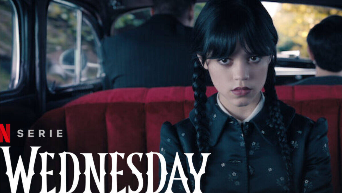 Jenna Ortega in der Rolle der "Wednesday Addams".