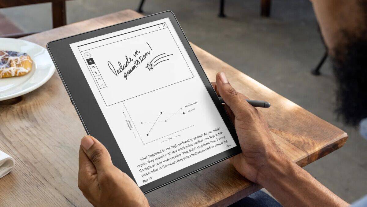 Jetzt auch mit Kritzel-Option: der neue Kindle Scribe.