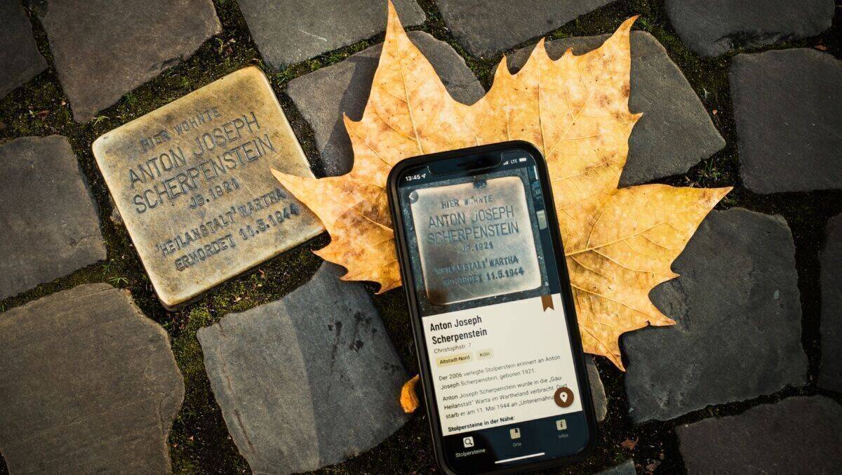 "Stolpersteine" gegen das Vergessen – jetzt auch als App.