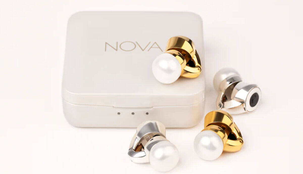 Teure "Goldstücke": die neuen Ohrhörer-Ringe von Nova.