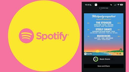 Auf zum eigenen Festival mit Spotify-Lieblingsmusik.
