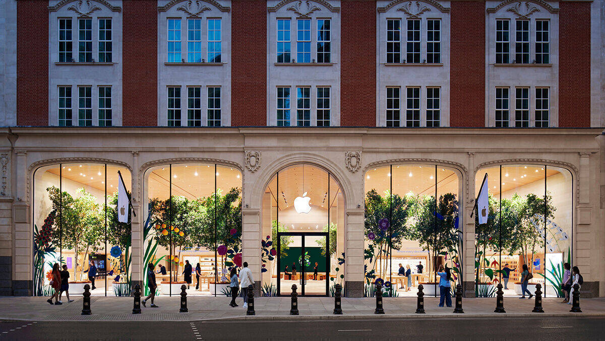 Gute Geschäftsaussichten: Apples neuester Store in der Brompton Road in London.