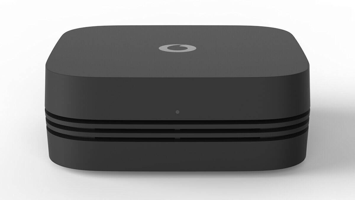 GigaTV Cable Box 2 von Vodafone – zumindest mit diesem Receiver soll es keine Probleme geben.