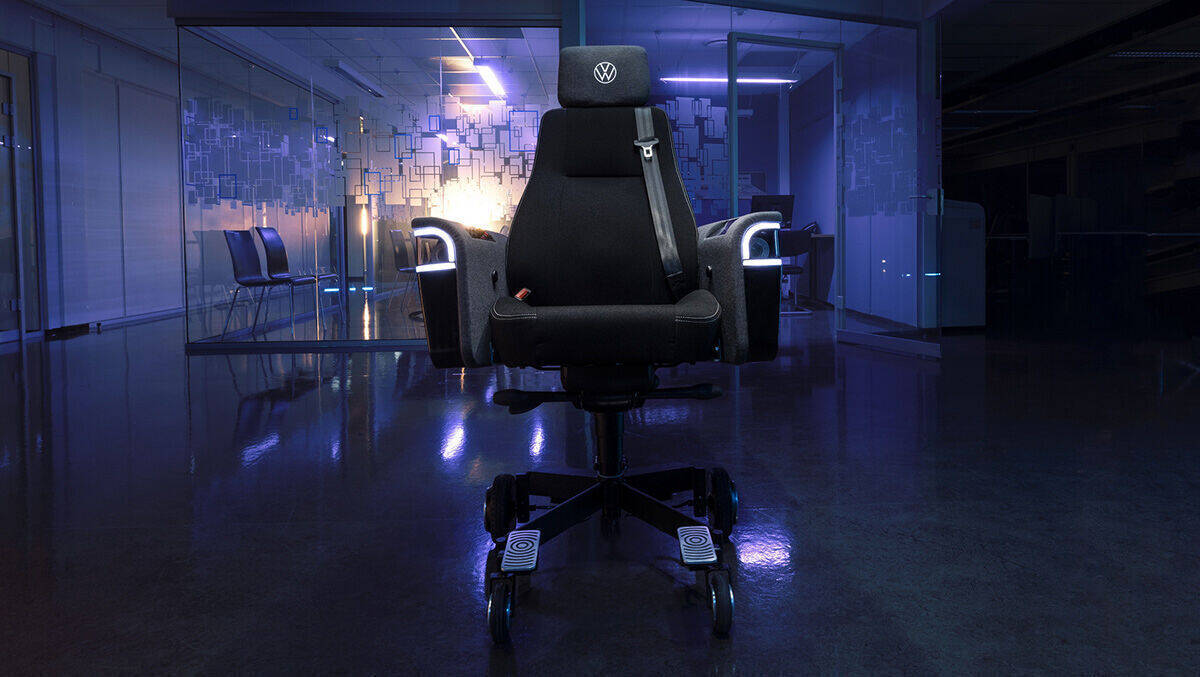 Der "VW Stuhl" ist das Formel-1-Auto unter den Bürostühlen.