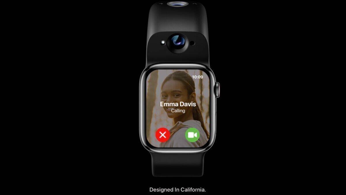 Videochat über die Apple Watch – Wristcam macht's künftig möglich.