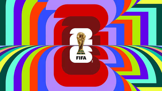 WM-Logo 2026: Die FIFA treibt’s bunt.