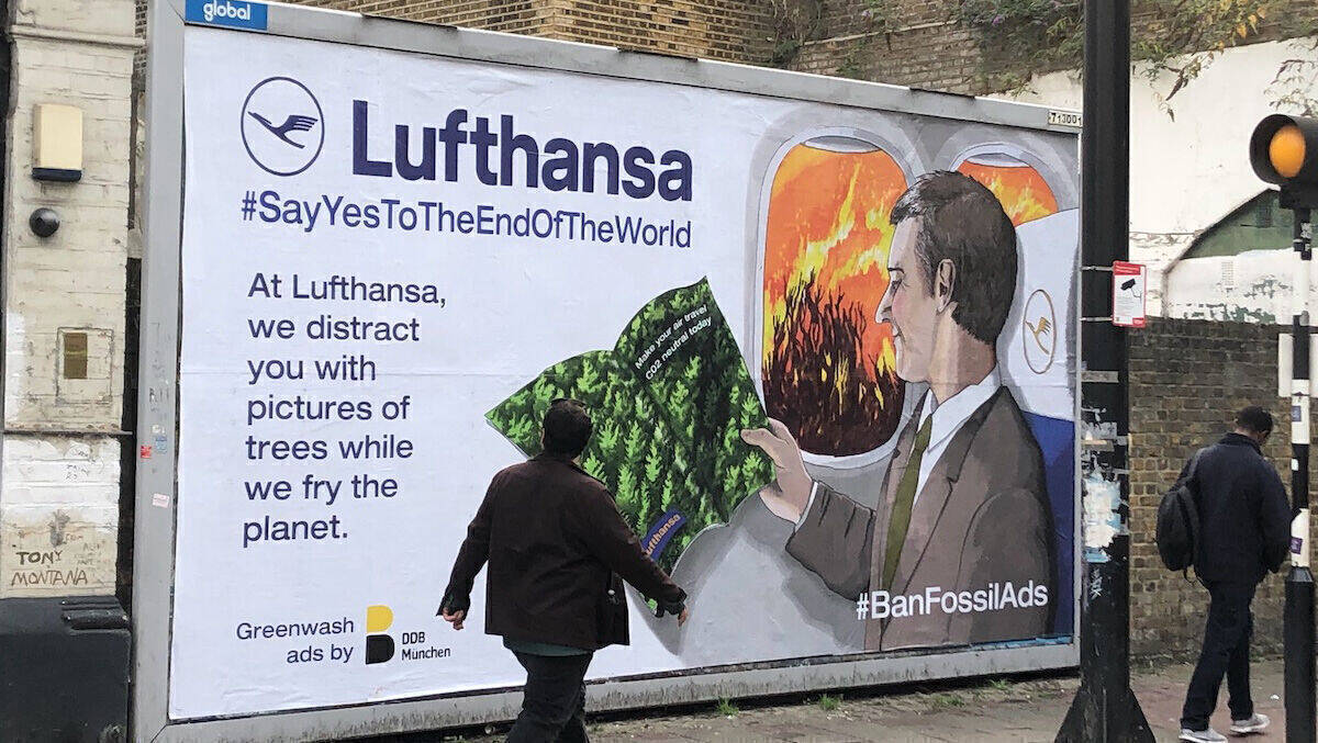 "Sag ja zum Ende der Welt" – die Werbe-Attacke auf Lufthansa und DDB München.