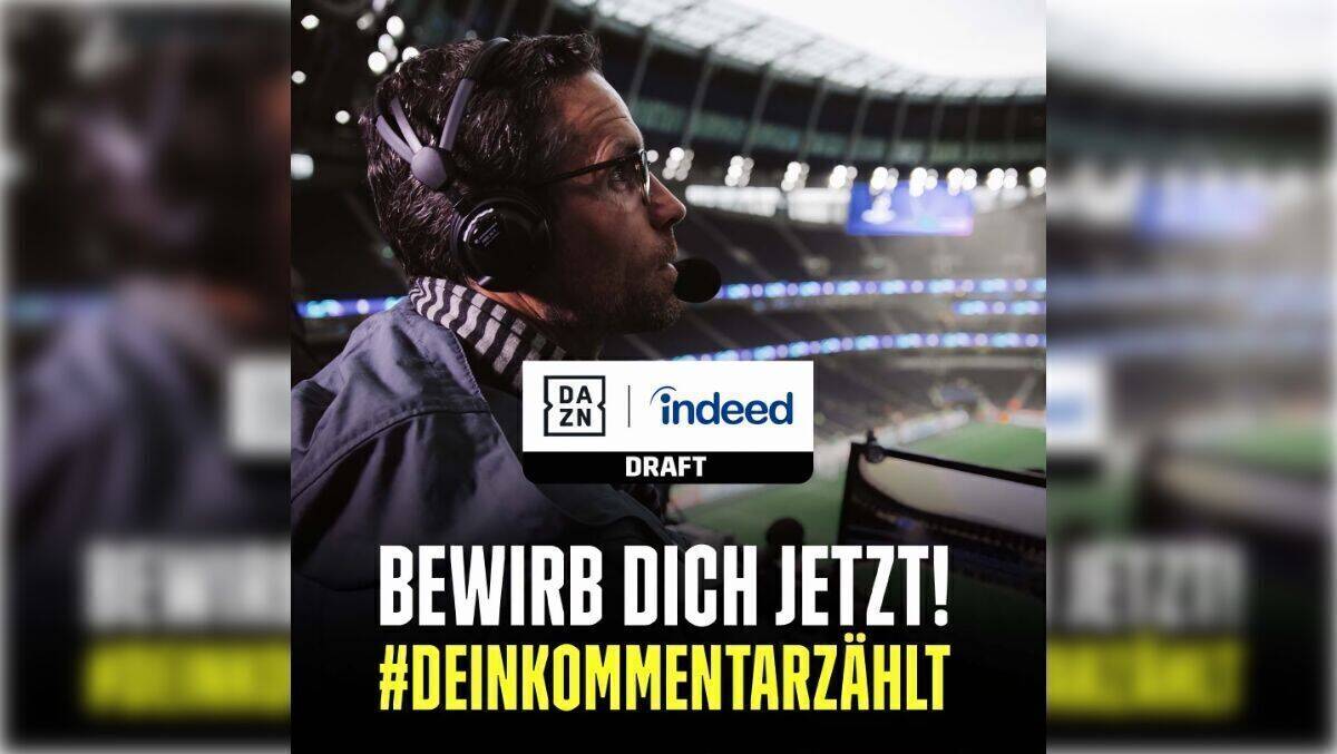 DAZN sucht Kommentator:innen-Nachwuchs.