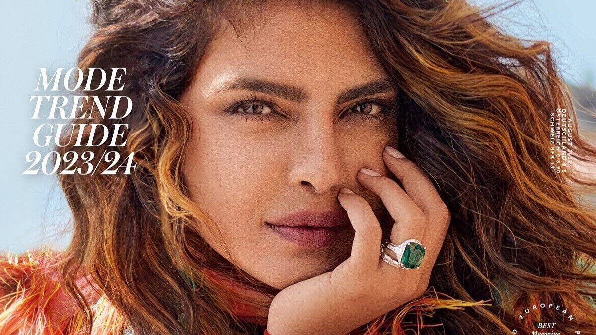 Priyanka Chopra auf dem Cover der "Madame"