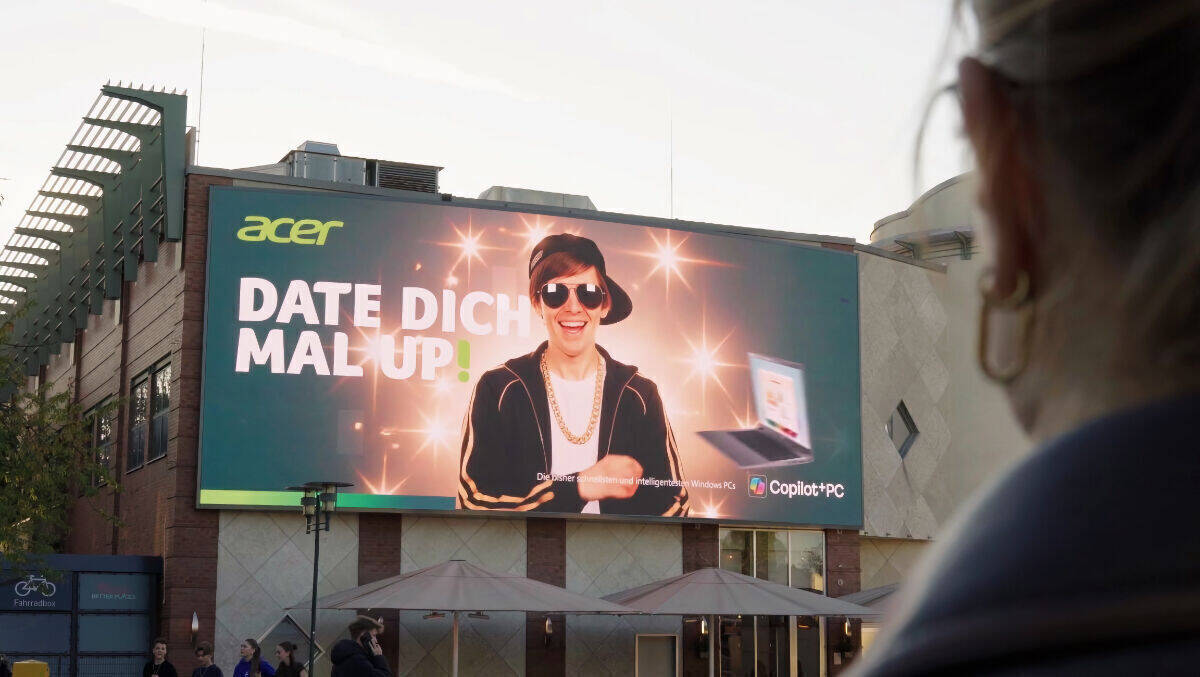 OOH-Werbung von Acer 