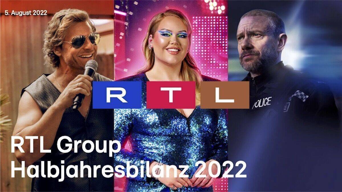 RTL stellte auf einer Pressekonferenz die Zahlen für das erste Halbjahr 2022 vor und schraubt die Erwartungen für die zweite Jahreshälfte runter.