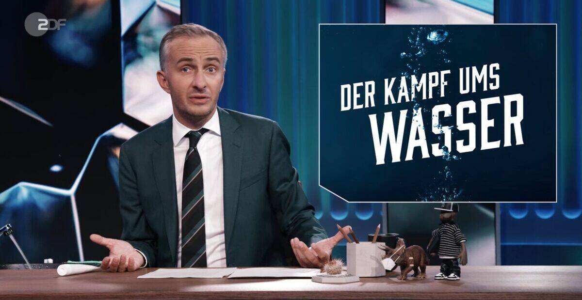 Jan Böhmermann widmet sich im "ZDF Magazin Royale" dem Thema "Wasserknappheit".
