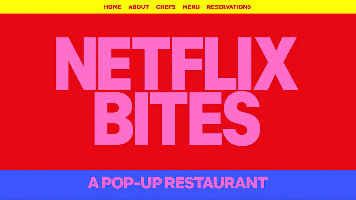 Netflix Bites – das Pop-up-Restaurant öffnet am 30. Juni.