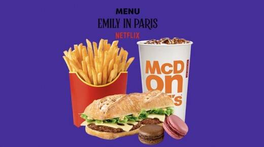 Das "Emily in Paris"-Menü mit Macarons ist in der Serie eine Idee der Hauptfigur.