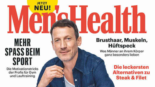 Spass, vegetarische Ernährung und Self-Love: Men's Health schlägt sanftere Töne an.