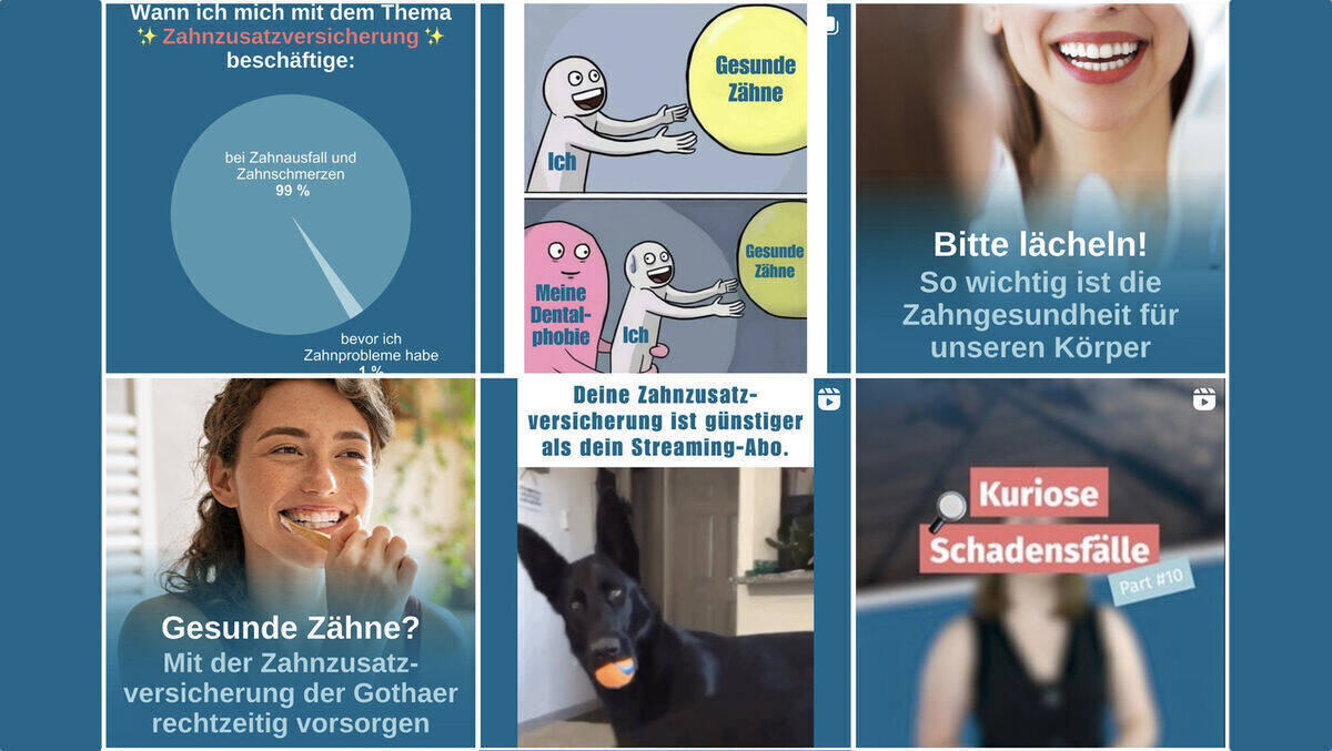 Die Gothaer macht's vor: Informationen statt Hochglanzbilder