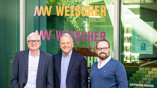 Zwei Generationen Weischer (v.l.): Marcus, Florian und Moritz Weischer.
