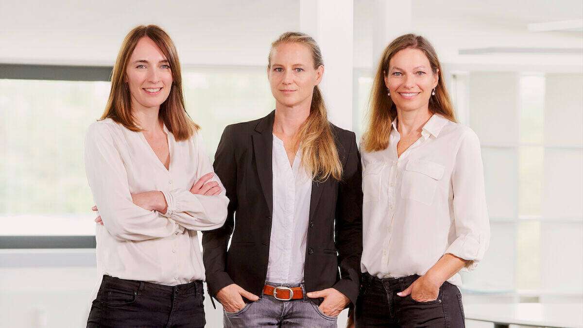 Frauenpower bei Goldbach: Imke Deuerlein, Claudia Zayer, Verena Zerai (v.l.n.r.).