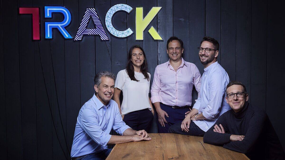 Das neue fünfköpfige Management-Team vom Track v.l.n.r.: Phillip Schilling, Sandra Voß, Till Hohmann, Bastian Mathes und Mirco Meyer.