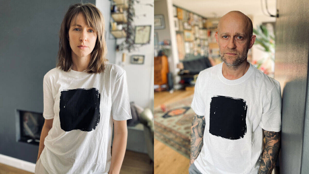 Natalia Belitski und Jürgen Vogel für den Deutschen Kinderverein.
