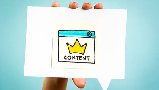 Zwei Drittel der befragten Unternehmen sehen sich nicht gut aufgestellt, wenn es darum geht, Content zu erstellen.