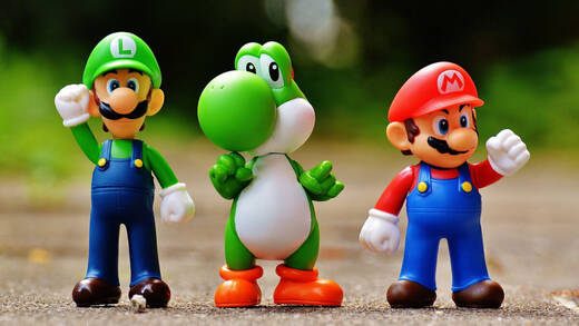 Super-Mario (r.) und seine Gefährten Luigi und Yoschi: Was taugt der Teig?