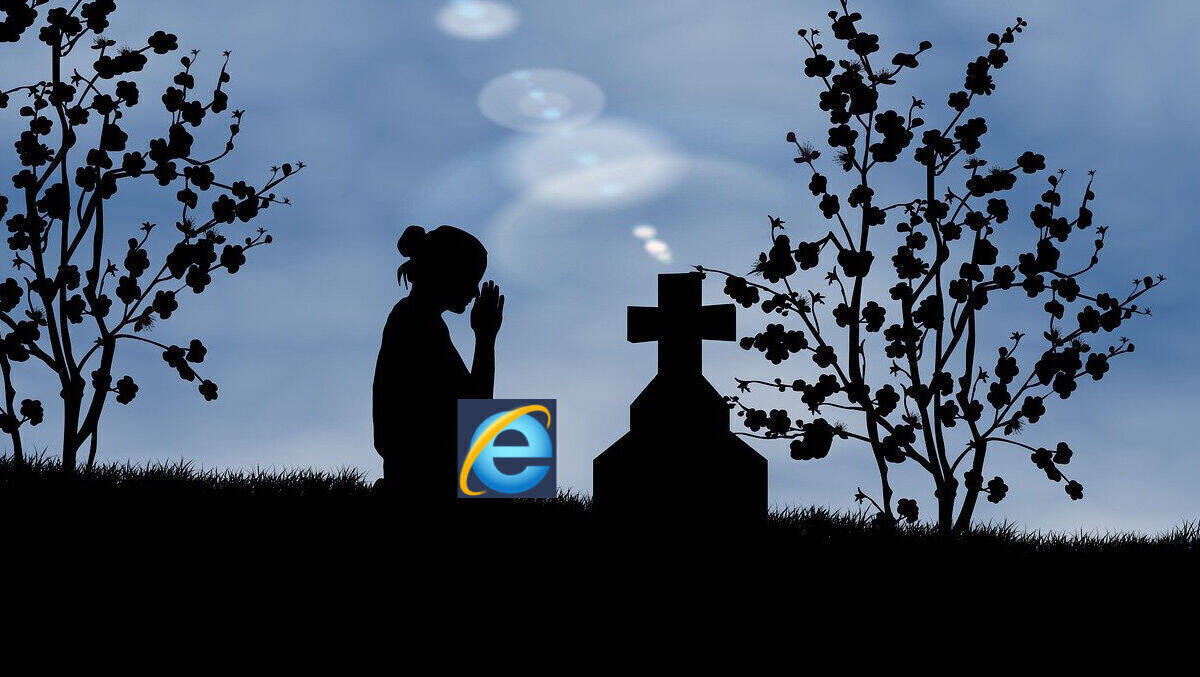 Das war's für den legendären Internet Explorer.