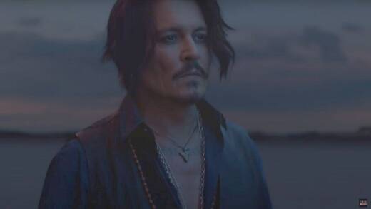 Johnny Depp in Diors Sauvage-Spot.