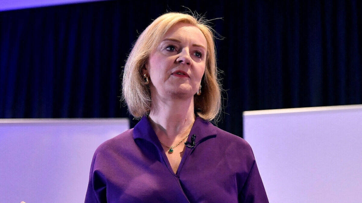 Die scheidende Premierministerin Liz Truss braucht aktuell für den Spott nicht zu sorgen