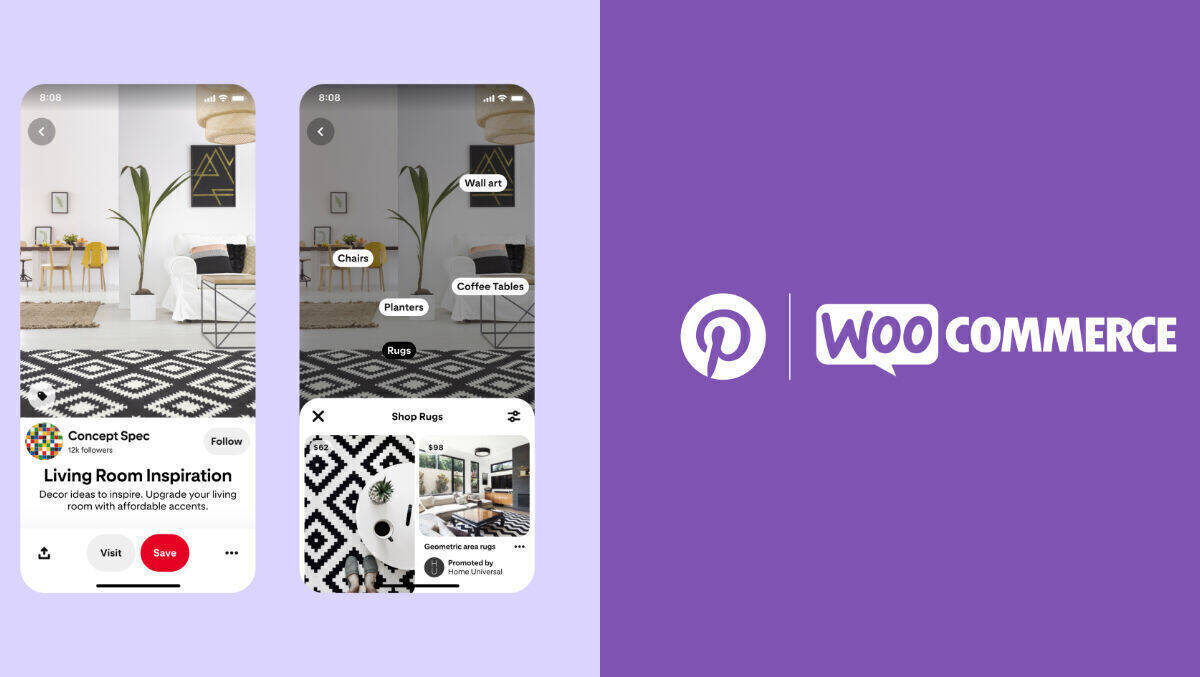 Die neue Woocommerce-Erweiterung für Pinterest ist ab sofort verfügbar.