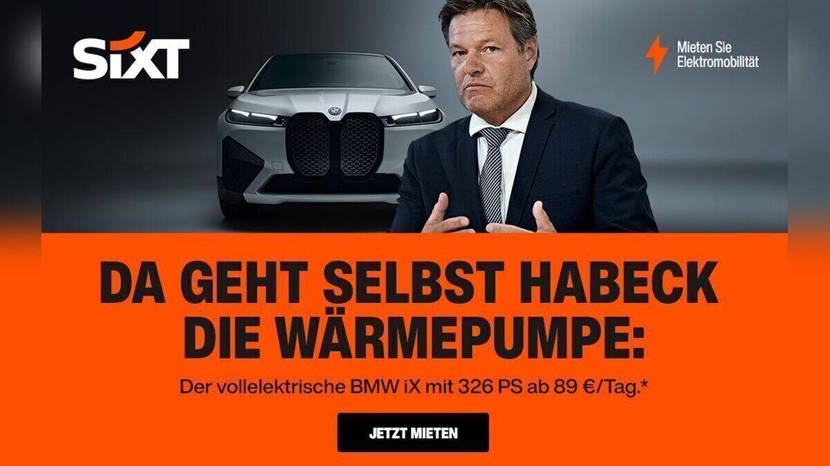 Sixt greift Habecks Heizungsgesetz auf. 