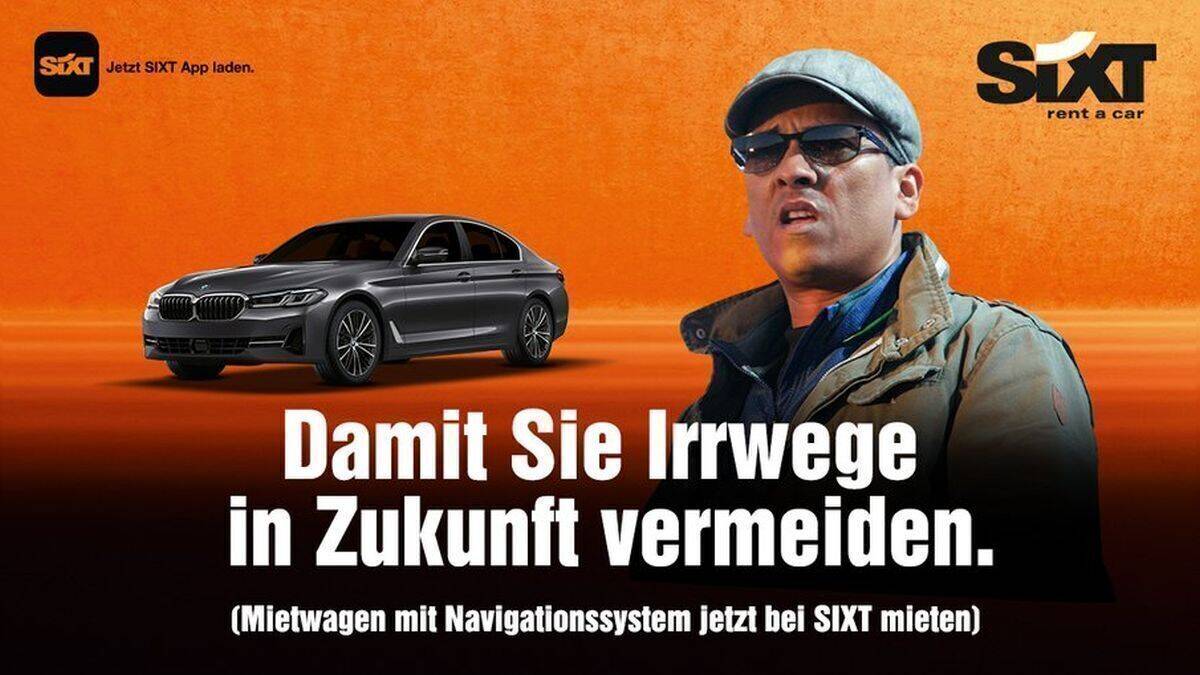 Aktuelles Sixt-Motiv.