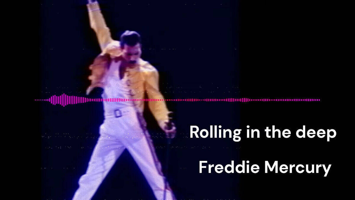 Freddie Mercury hat Adeles "Rolling in the Deep" nie gehört, covert es jetzt aber trotzdem.
