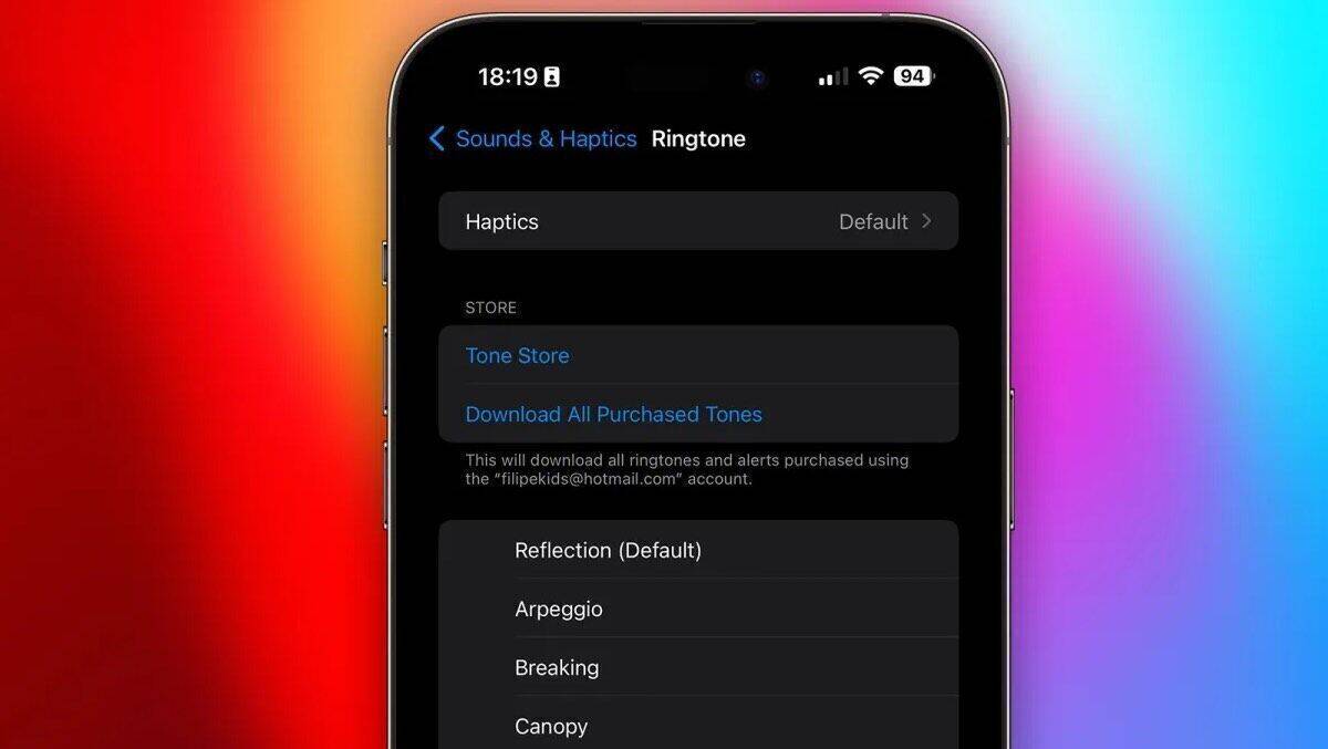 So sehen die neuen Klingeltöne auf dem iPhone unter iOS 17 aus.