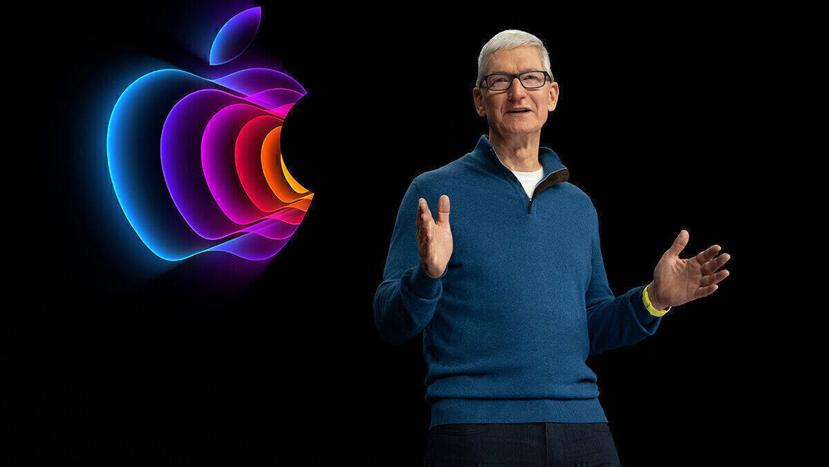Nicht mehr live wie früher, sondern aufgezeichnet: Das Event mit Tim Cook.