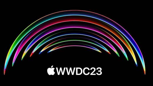 Das offizielle Logo der Apple-Entwicklerkonferenz WWDC 2023.