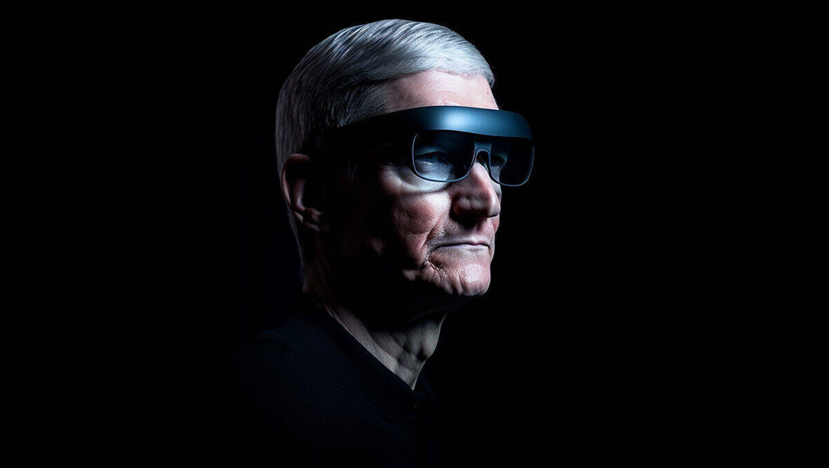 Pech gehabt: Tim Cook wollte eine Brille statt eines VR-Headsets.