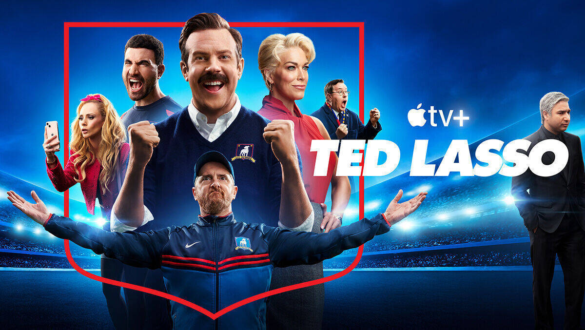 Ted Lasso: Apple-Nutzer können ihr eigenes Poster zur Kultserie gestalten.