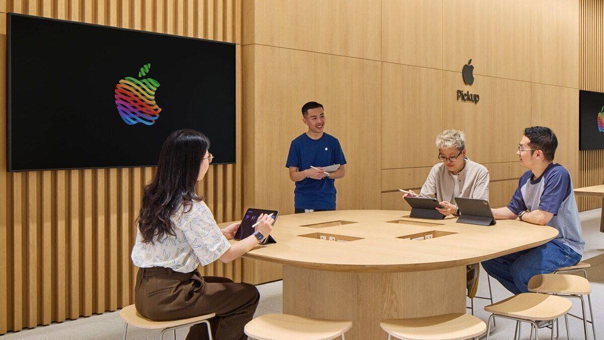 Freundliches Einkaufserlebnis: Apples Strategie soll auch in China, wie hier im neuen MixC-Shenzhen-Store, umgesetzt werden.