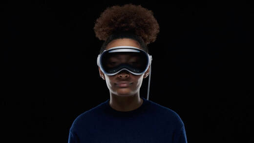 Apple Vision Pro: Der Gesichts-Computer mit dem Augen-Monitor.