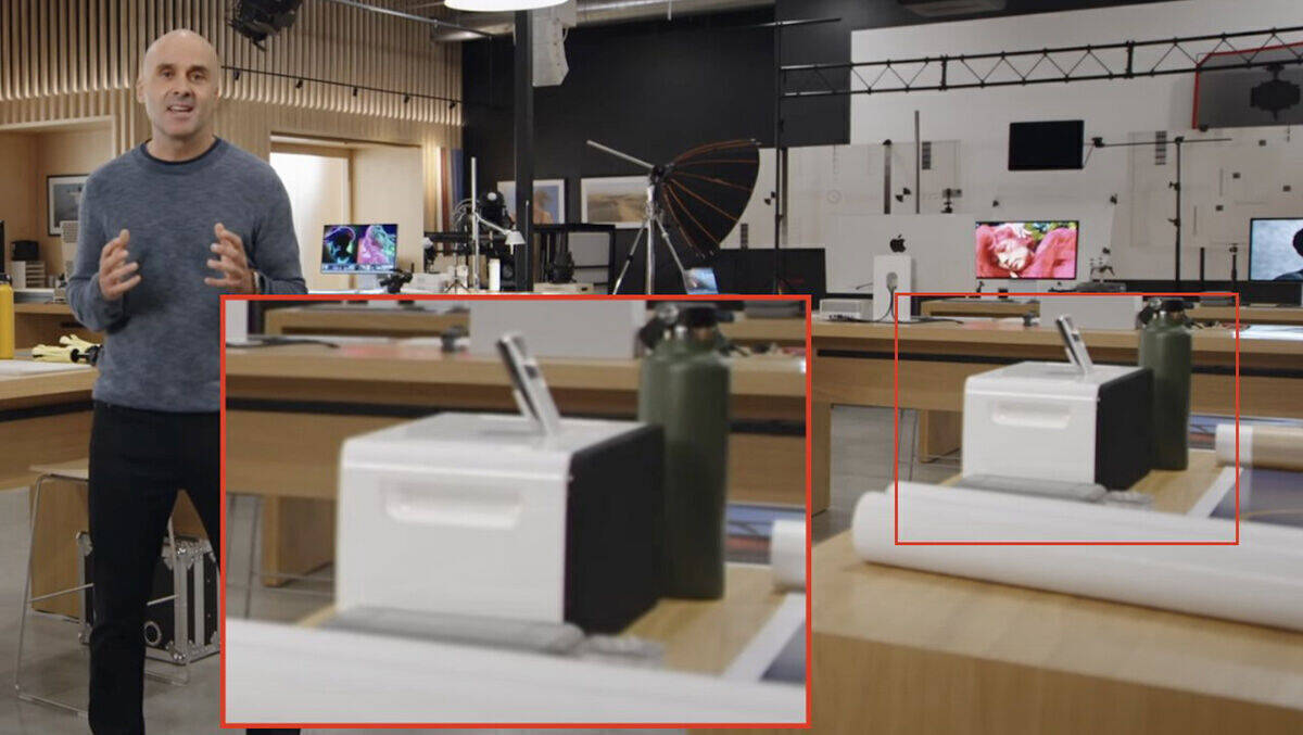 Der Retro-Lautsprecher iPod Hi-Fi von 2006 war nur eines der "Easter Eggs" in der Apple-Show.