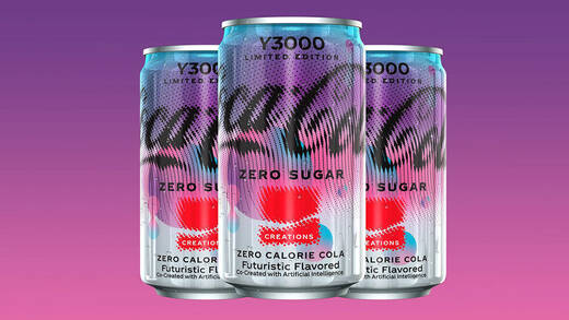 Coke Y3000 ist "Futuristic Flavored" – aber offenbar schmeckt die Zukunft nicht.