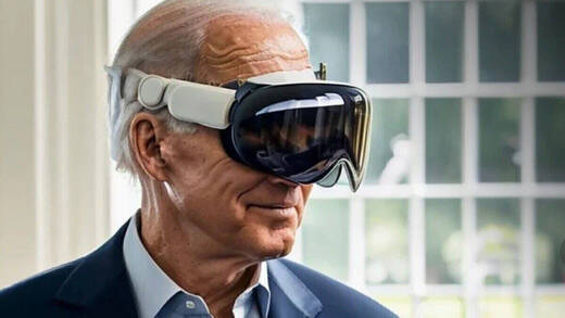Apples Datenbrille Vision Pro ist nicht nur für US-Präsident Joe Biden interessant…