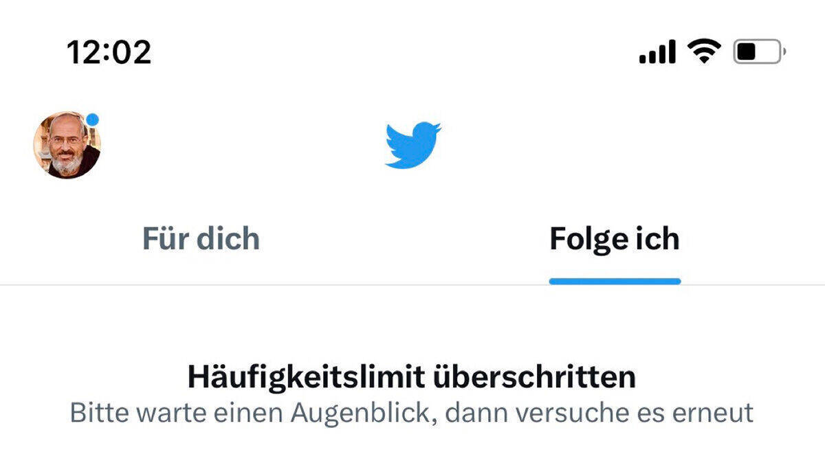 Mit dem "Häufigkeitslimit" kennt der Irrsinn bei Twitter häufig kein Limit mehr.